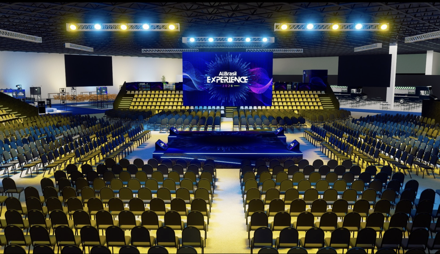 Palco principal do AI Brasil Experience 2026